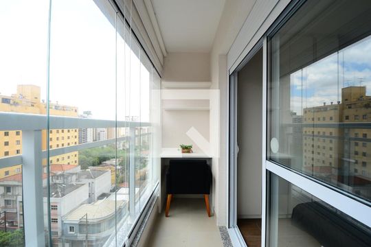 Varanda de kitnet/studio para alugar com 1 quarto, 29m² em Vila da Saúde, São Paulo
