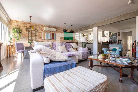 Sala de apartamento para alugar com 2 quartos, 170m² em Jardim Paulista, São Paulo