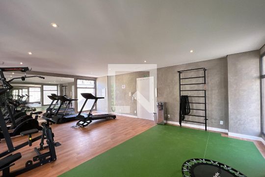 Área Comum - Academia de kitnet/studio para alugar com 1 quarto, 26m² em Indianópolis, São Paulo