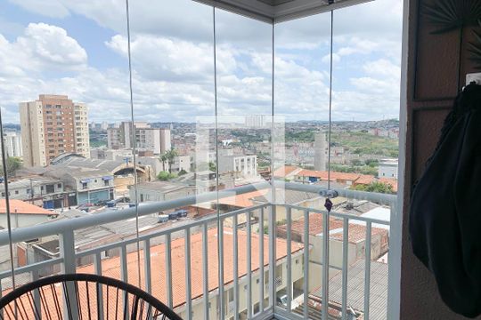 Varanda da Sala de apartamento à venda com 2 quartos, 54m² em Quitaúna, Osasco