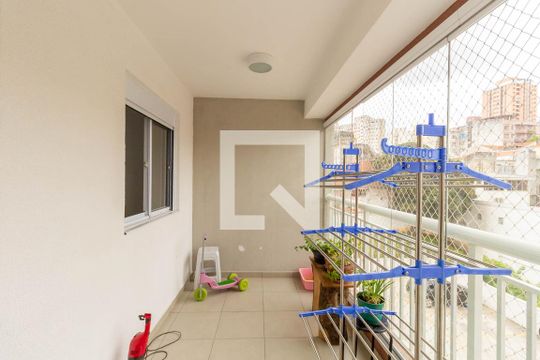 Varanda  de apartamento à venda com 1 quarto, 35m² em Cambuci, São Paulo