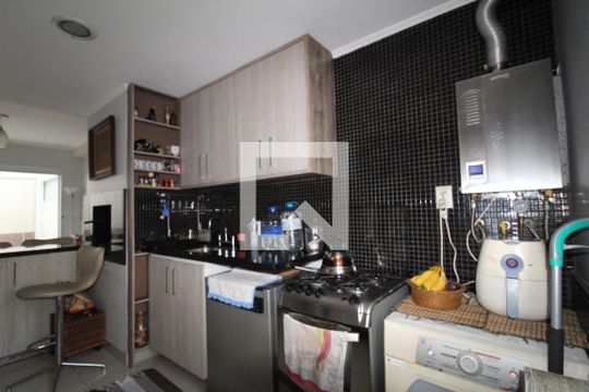 cozinha armários de casa de condomínio para alugar com 3 quartos, 100m² em Estância Velha, Canoas