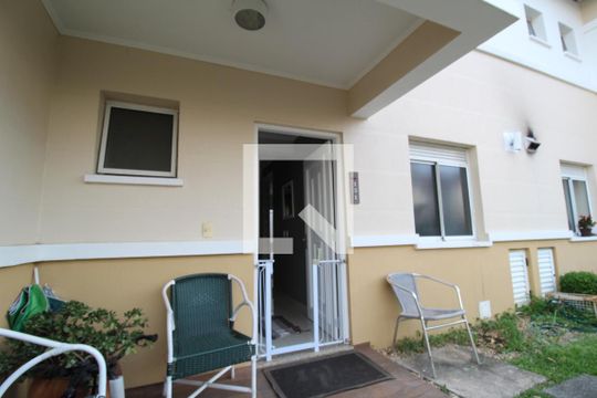 varanda da sala de casa de condomínio para alugar com 3 quartos, 100m² em Estância Velha, Canoas