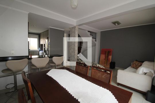 sala de jantar de casa de condomínio para alugar com 3 quartos, 100m² em Estância Velha, Canoas