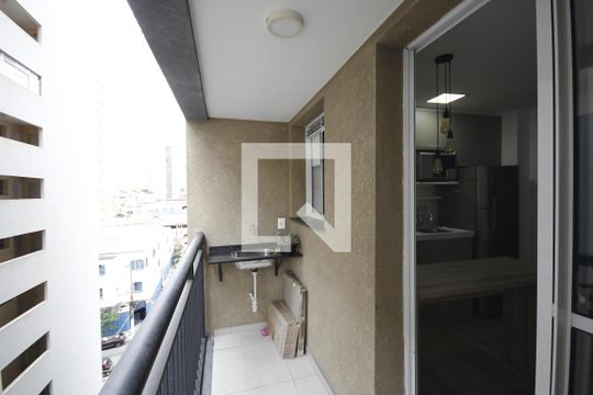 Varanda de kitnet/studio à venda com 1 quarto, 28m² em Sé, São Paulo