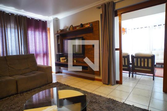 Sala 2 - Cobertura de apartamento à venda com 4 quartos, 232m² em Nossa Senhora das Gracas, Canoas