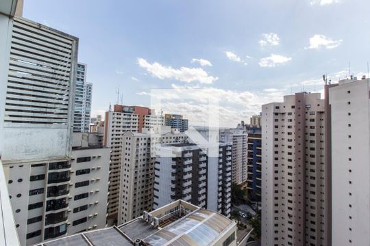 Vista da Sala de apartamento para alugar com 1 quarto, 40m² em Alphaville Industrial, Barueri