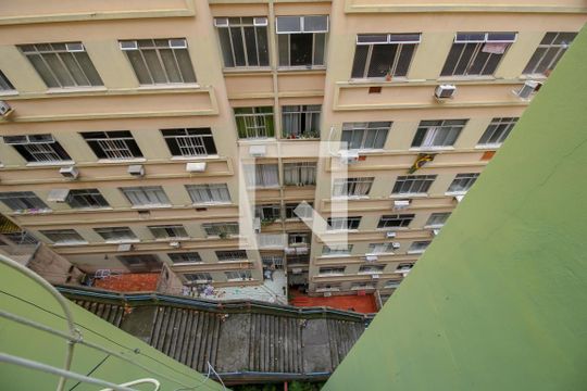 Vista da Sala de apartamento para alugar com 1 quarto, 40m² em Santa Teresa, Rio de Janeiro