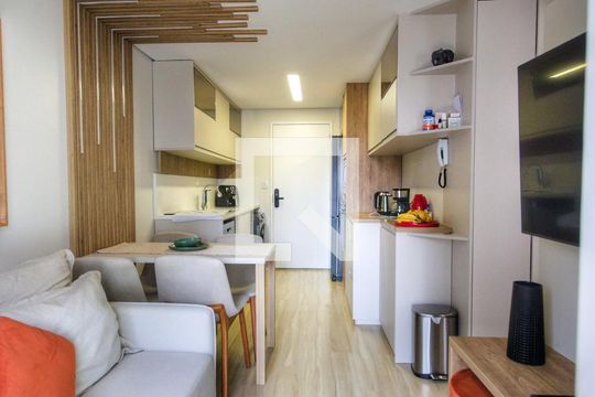 Sala de apartamento à venda com 1 quarto, 33m² em Vila Mariana, São Paulo