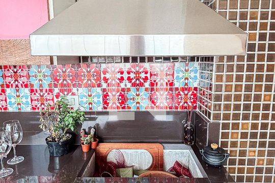 Varanda Gourmet de apartamento à venda com 5 quartos, 400m² em Jardim Sílvia, Santo André