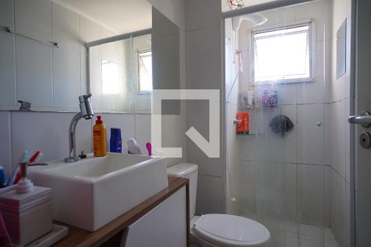 Banheiro Corredor de apartamento à venda com 2 quartos, 43m² em Sarandi, Porto Alegre