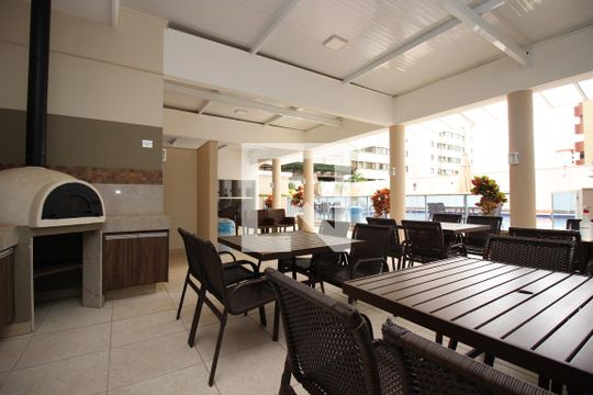 Área comum - Churrasqueira de apartamento para alugar com 1 quarto, 38m² em Norte (águas Claras), Brasília
