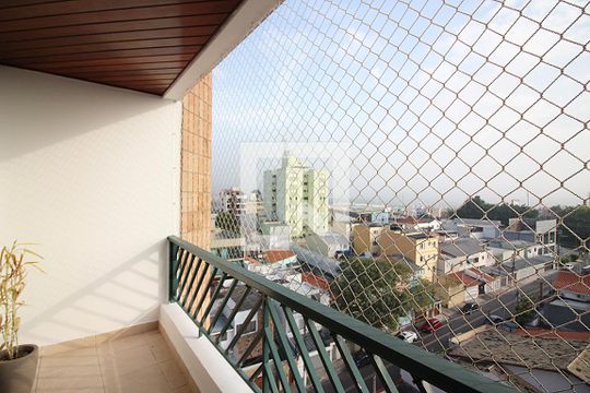 Sacada da Sala  de apartamento à venda com 4 quartos, 188m² em Jardim Anchieta, São Bernardo do Campo
