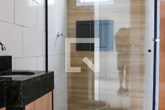 Banheiro da Suite de apartamento para alugar com 2 quartos, 88m² em Parque das Nações, Santo André