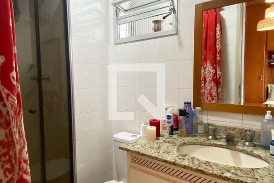 Banheiro da Suíte de apartamento à venda com 3 quartos, 83m² em Vila Boa Vista, Barueri