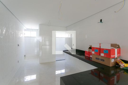 Cozinha de apartamento à venda com 3 quartos, 127m² em Fernão Dias, Belo Horizonte