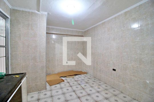 Cozinha e Área de Serviço de casa para alugar com 1 quarto, 40m² em Jardim Ana Maria, Santo André