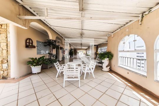 Área comum - Salão de festas de apartamento para alugar com 3 quartos, 86m² em Centro, Guarujá