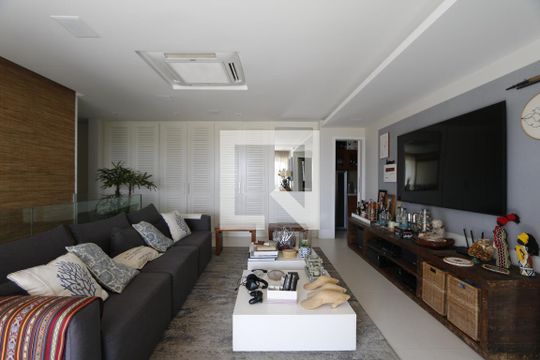 Sala 2 de apartamento à venda com 3 quartos, 328m² em Barra da Tijuca, Rio de Janeiro