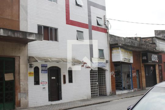 Fachada do Prédio de kitnet/studio para alugar com 1 quarto, 34m² em Centro, São Vicente