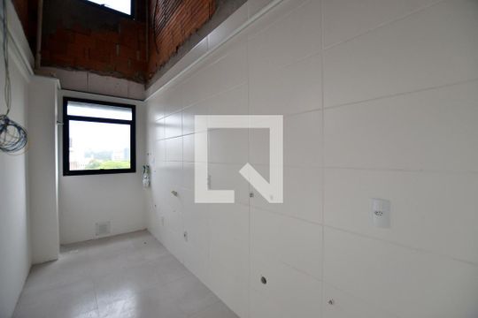 Cozinha de apartamento à venda com 2 quartos, 64m² em Vila João Pessoa, Porto Alegre