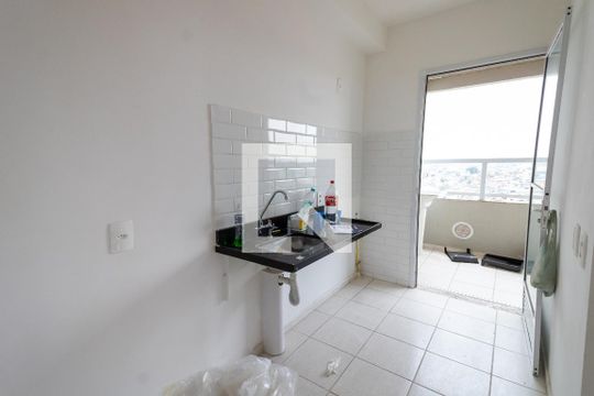 Cozinha  de apartamento à venda com 2 quartos, 47m² em Jardim Adutora, São Paulo