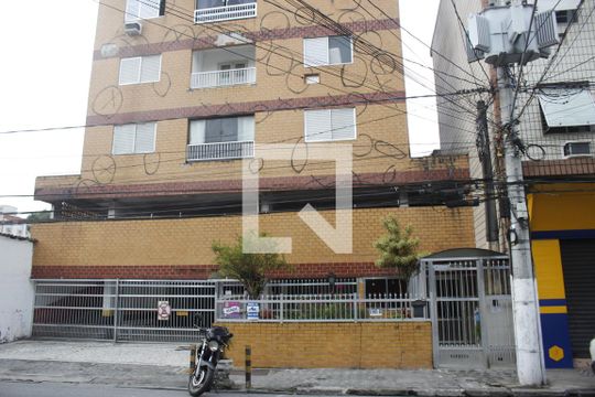 Fachada do Prédio de apartamento para alugar com 1 quarto, 50m² em Centro, São Vicente