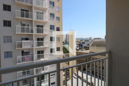 Varanda da Sala de apartamento à venda com 2 quartos, 40m² em Barra Funda, São Paulo