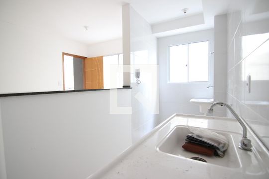 Cozinha de apartamento à venda com 2 quartos, 37m² em Jardim Castelo, São Paulo