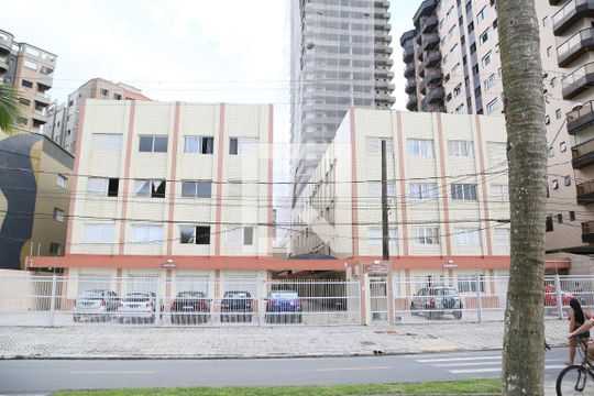 Fachada de kitnet/studio para alugar com 1 quarto, 50m² em Vila Caiçara, Praia Grande
