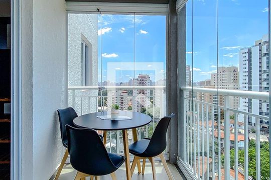 Varanda de kitnet/studio à venda com 1 quarto, 36m² em Vila Mariana, São Paulo