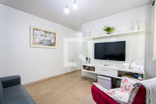 Sala de apartamento à venda com 2 quartos, 63m² em Vila Humaitá, Santo André
