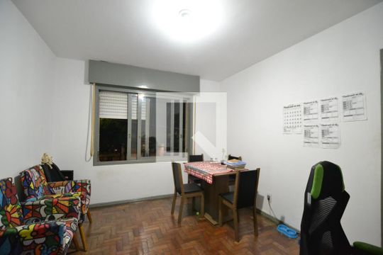 Sala de apartamento à venda com 1 quarto, 48m² em Jardim Botânico, Porto Alegre
