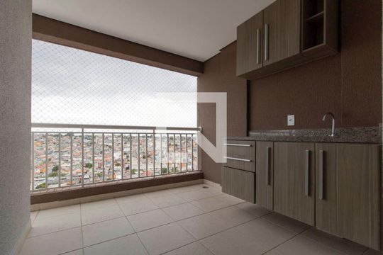 Varanda Sala de apartamento para alugar com 2 quartos, 58m² em Parque Boturussu, São Paulo