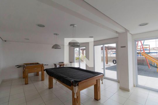 Área Comum - Sala de Jogos de apartamento para alugar com 2 quartos, 58m² em Parque Boturussu, São Paulo
