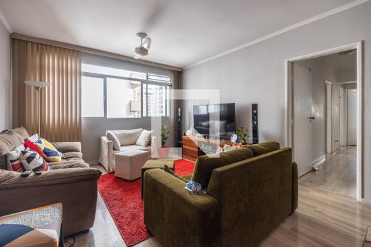 Sala de apartamento à venda com 3 quartos, 100m² em Jardim Paulista, São Paulo