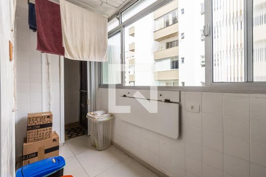 Área de Serviço de apartamento à venda com 3 quartos, 100m² em Jardim Paulista, São Paulo