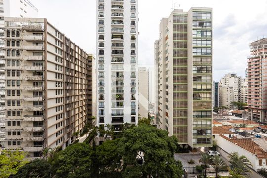 Quarto 1 - Vista de apartamento à venda com 3 quartos, 100m² em Jardim Paulista, São Paulo