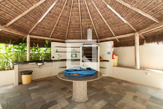 Área Comum - Churrasqueira de apartamento para alugar com 4 quartos, 300m² em Vila Luis Antônio, Guarujá