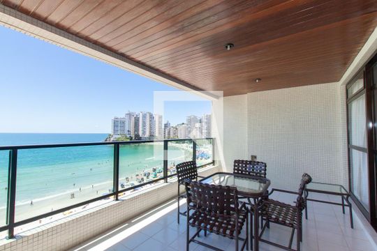 Varanda de apartamento para alugar com 4 quartos, 300m² em Vila Luis Antônio, Guarujá