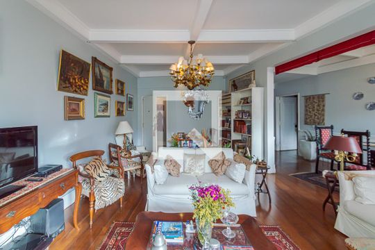Sala de apartamento à venda com 3 quartos, 157m² em Centro, São Paulo