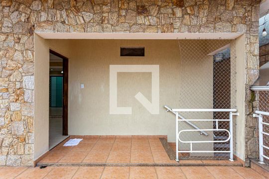 Varanda da Sala de casa à venda com 3 quartos, 300m² em Jardim Santo André, Santo André