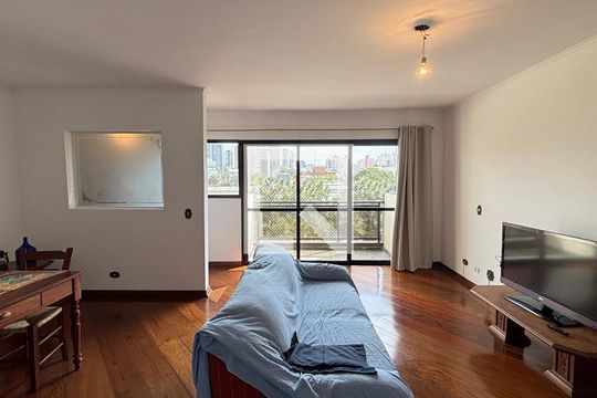 Sala  de apartamento à venda com 3 quartos, 140m² em Vila Alzira, Santo André
