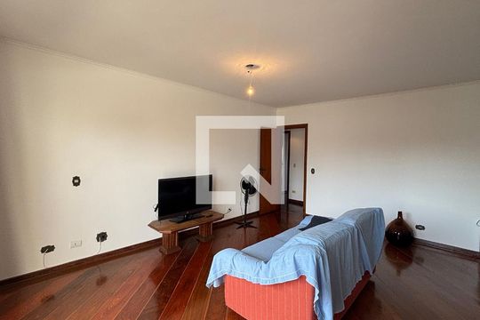 Sala  de apartamento à venda com 3 quartos, 140m² em Vila Alzira, Santo André