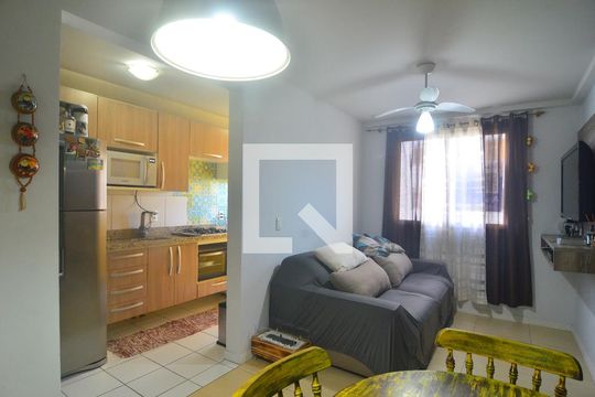 Sala de apartamento à venda com 2 quartos, 51m² em Estância Velha, Canoas