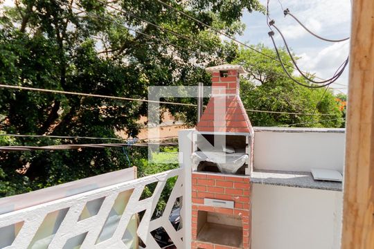 Varanda de casa para alugar com 1 quarto, 35m² em Campestre, Santo André