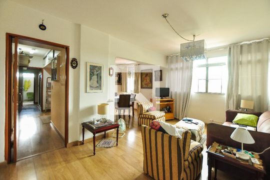 Sala de apartamento à venda com 3 quartos, 92m² em Cerqueira César, São Paulo