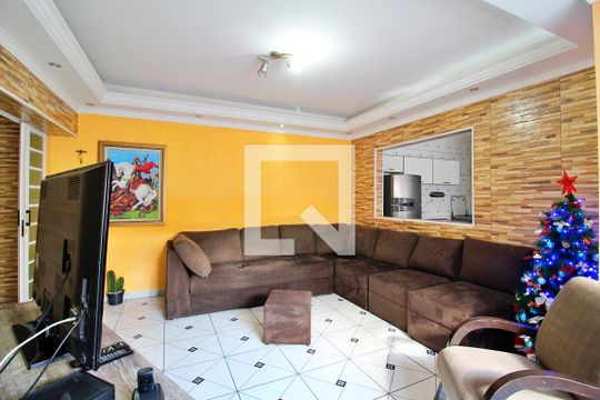 Sala de casa à venda com 3 quartos, 222m² em Parque Novo Oratório, Santo André