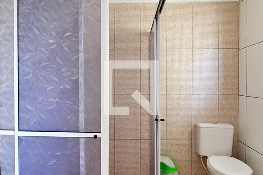 Banheiro da Suíte de casa à venda com 3 quartos, 222m² em Parque Novo Oratório, Santo André