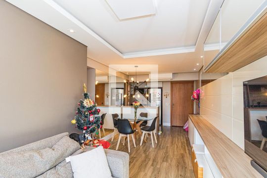 Sala de apartamento à venda com 3 quartos, 75m² em Rio Branco, Porto Alegre